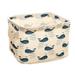 Oneshit Cotton And Linen Desktop Storage Box Small Fresh Cloth Storage Basket Clutter Storage Box Organizing Box Clutter Box Storage Trunks & Bag in Clearance Multi-color