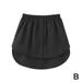 GHYJPAJK Women Mini Shirt Extender Skirt Adjustable Layering Lower -50%OFF Fake