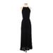 Forever 21 Casual Dress - Maxi: Black Solid Dresses - Women's Size Small