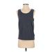 Victoria Sport Active Tank Top: Gray Activewear - Women's Size Small