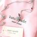 Kate Spade Jewelry | Kate Spade Starring Bunny Necklace Mini Pendant Diamond Rabbit Heart Silver Nwt | Color: Silver | Size: Os