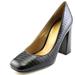 Nine West Shoes | Nine West Begonia Block Heel Square Toe Dress Pumps | Color: Black | Size: 9