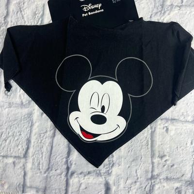 Disney Dog | Disney Mickey Mouse Pet Bandana L/Xl | Color: Black/White | Size: L/Xl