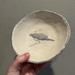 Anthropologie Dining | Anthropologie Hrlm Gregg F Moore Serving Bowl Fig 22 Handmade Pottery | Color: Cream/Gray | Size: Os