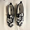 Vans Shoes | Men’s Slip On Size 11 Mickey Mouse Vans Black And White Casual Shoes | Color: Black/White | Size: 11