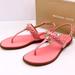 Michael Kors Shoes | Michael Kors Elsa Thong Sandals Grapefruit | Color: Gold/Pink | Size: 7