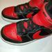 Nike Shoes | Nike Court Borough Mid 2 Td Size 3y Black/Red High Top | Color: Black/Red | Size: 12 C