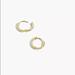 Madewell Jewelry | Madewell Demi-Fine Huggie Mini Hoop Earrings | Color: Gold | Size: Os