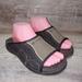 Columbia Shoes | Columbia Sandals Womens 7 Wahoo Slide Slip On Slide Black Open Toe Lia Hiking | Color: Black | Size: 7
