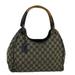 Gucci Bags | Gucci Gg Canvas Hand Bag Wood Beige Black Auth 56623 | Color: Tan | Size: Os