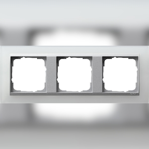 Gira Abdeckrahmen 3f.opak ws 021350 Image