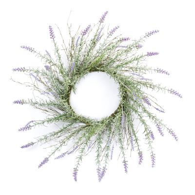 Lavender Floral Twig Wreath 28