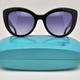 Kate Spade Accessories | Kate Spade Labrenda 8079o Black Frame Purple Lens Cat Eye Sunglasses W/ Case | Color: Black/Purple | Size: 51-20-140