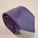 Michael Kors Accessories | Michael Kors Necktie Purple Geometric Silk Neck Tie Jacquard Fabric | Color: Purple | Size: 56x3.25"