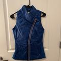 Lululemon Athletica Jackets & Coats | Asymmetric Reversible Quilted Lululemon Down Vest Size 4 | Color: Blue/Cream | Size: 4