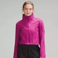 Lululemon Athletica Jackets & Coats | Lululemon Water-Repellent Grid Fleece Hiking Jacket Wild Berry/Sonic Size 10 | Color: Pink | Size: 6