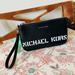 Michael Kors Bags | Michael Kors | Black Leather Large Logo Large Wristlet | Color: Black/White | Size: Os