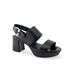 Women's Carimma Sandal by Aerosoles in Black Leather (Size 10 M)