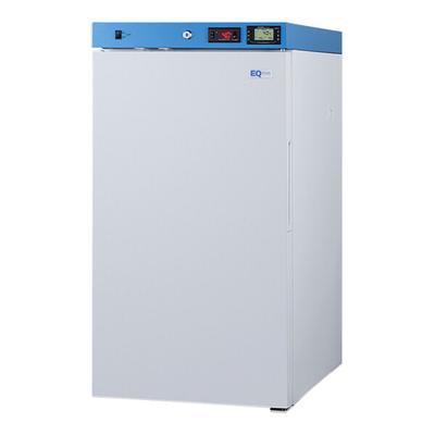 Summit Appliance ACR31WNSF456 EQTemp ACR Series 3.17 Cu. Ft. White / Blue Undercounter Reach-In Medical Refrigerator with Temperature-Monitored Vaccine Storage - 115V