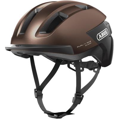 Fahrradhelm ABUS "PURL-Y ACE" Gr. S, braun (metallic copper), Helme, S Kopfumfang: 51cm - 55cm Image