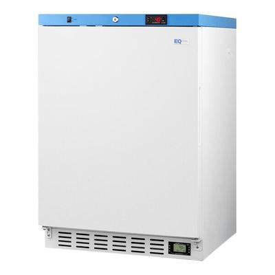 Summit Appliance ACR51W EQTemp ACR Series 3.88 Cu. Ft. White / Blue Built-In Undercounter Reach-In Medical Refrigerator - 115V