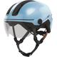 Fahrradhelm ABUS "HUD-Y ACE" Helme Gr. S Kopfumfang: 51 cm - 55 cm, blau (iced blue) Fahrradhelme für Erwachsene