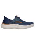 Skechers Men's Slip-ins RF: Hasting - Niko Shoes | Size 11.0 | Navy | Textile/Synthetic/Metal | Vegan