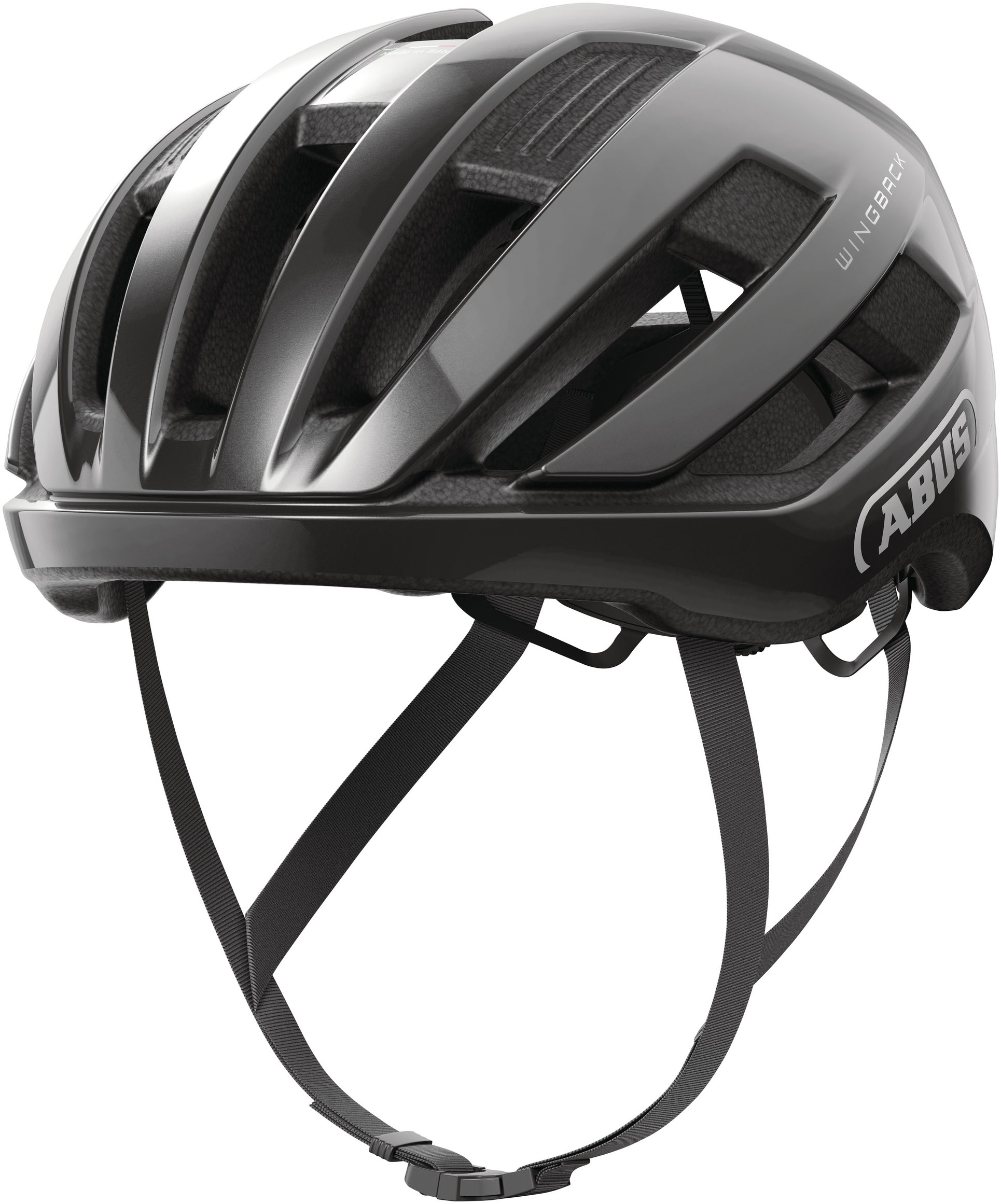 Fahrradhelm ABUS "WINGBACK" Gr. S, grau (titan), Helme, S Kopfumfang: 51cm - 55cm Image