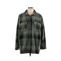 BP. Jacket: Green Plaid Jackets & Outerwear - Women's Size Large