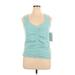 Athleta Active Tank Top: Teal Activewear - Women's Size 1X