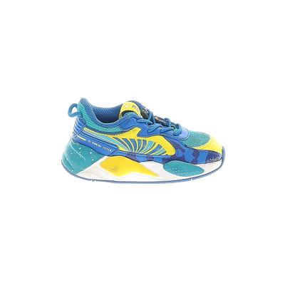 Puma Sneakers: Blue Graphic Shoes - Kids Boy's Size 6
