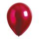 Amscan 9906963 - 50 Latexballons Decorator Satin Luxe Pomegranate, Durchmesser 27,5 cm, Luftballon, Dekoration, Hochzeit, Geburtstag