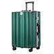 DNZOGW Suitcase Suitcase Aluminum Alloy Seatable Suitcase Suitcase Men and Women Lock Trolley Case Fashionable Boarding Case Suitcases (Color : L, Size : A)