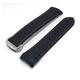 PLACKE Rubber Curved Silicone Watch Strap For 20mm 22mm Fit For Omega Fit For Tissot Fit For Casio Fit For Huawei Fit For Samsung Men Sports Waterproof Replacement Watchband (Color : 1, Size : 22mm
