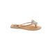 Yellow Box Flip Flops: Tan Shoes - Women's Size 10