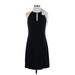 White House Black Market Casual Dress - Mini: Black Solid Dresses - Women's Size Small