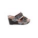 Vince Camuto Wedges: Brown Baroque Print Shoes - Women's Size 8