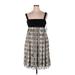 London Times Casual Dress - A-Line: Gray Graphic Dresses - New - Women's Size 14