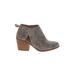 TOMS Ankle Boots: Brown Animal Print Shoes - Women's Size 9