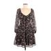 Madewell Casual Dress: Black Floral Motif Dresses - New - Women's Size 00