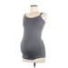 Ultra Teeze Tank Top Gray Strapless Tops Maternity