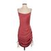 Intimately by Free People Cocktail Dress - Slip dress: Burgundy Dresses - Women's Size X-Small