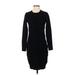 Banana Republic Casual Dress - Sweater Dress: Black Dresses - Women's Size X-Small