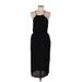 BCBGeneration Cocktail Dress - Slip dress: Black Solid Dresses - Women's Size Medium