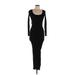 Fashion Nova Casual Dress - Bodycon: Black Dresses - Women's Size Large
