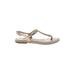 Aldo Sandals: Gold Shoes - Women's Size 7