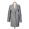 Ann Taylor Wool Coat: Gray Jackets & Outerwear - Women's Size X-Small