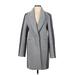 Ann Taylor Wool Coat: Gray Jackets & Outerwear - Women's Size X-Small