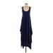 BCBGMAXAZRIA Casual Dress - Slip dress: Blue Dresses - Women's Size Small