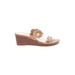 Jack Rogers Sandals: Gold Shoes - Women's Size 10